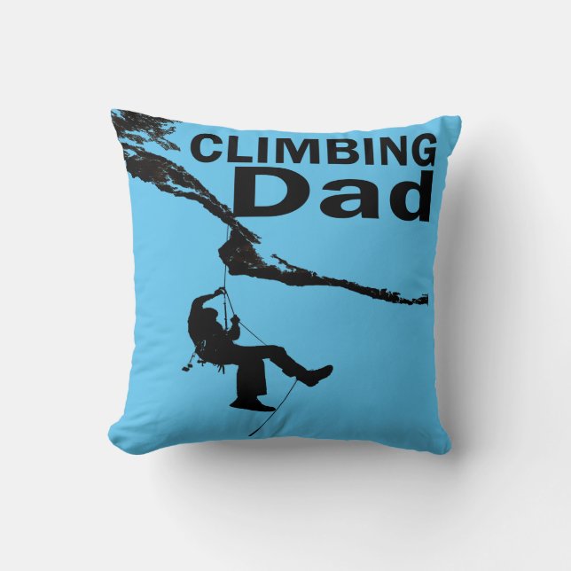 Coussin Papa escalade rock (Recto)