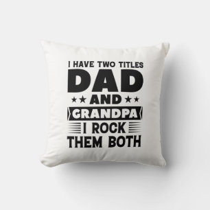 Coussin Papa Et Grand-Père