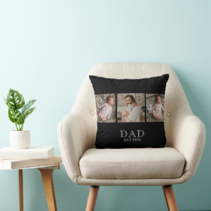 Coussin Papa Établit 3 Photo Papa Bébé