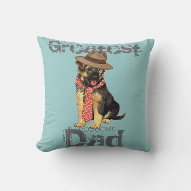 Coussin Papa GSD (Recto)