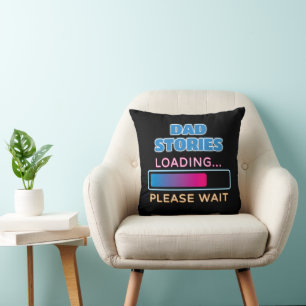 Coussin Papa Histoires Chargement Veuillez Patienter