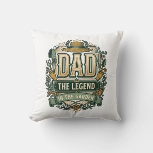 Coussin Papa La légende dans le jardin Conception de jardi
