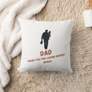 Coussin Papa, Merci d'aimer sans mots