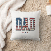 Coussin Papa patriote Drapeau américain Design vectoriel v (Couverture)