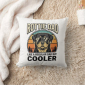 Coussin Papa Rottie comme un papa normal mais design plus (Couverture)