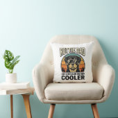 Coussin Papa Rottie comme un papa normal mais design plus (Chaise)