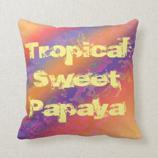 Coussin Papaye douce tropicale