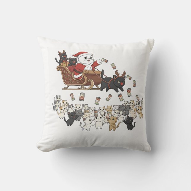 Coussin Paper&Pukku Joyeux Noël ! (Recto)
