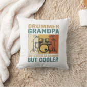 Coussin Papi Batteur Comme un Papi Normal Mais Plus Cool  (Couverture)