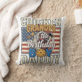 Coussin Papi du gâteau d'anniversaire garçon cookie lait c (Couverture)
