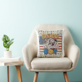 Coussin Papi du gâteau d'anniversaire garçon cookie lait c (Chaise)