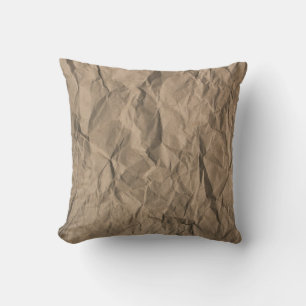 Coussin Papier brut : texture recyclé