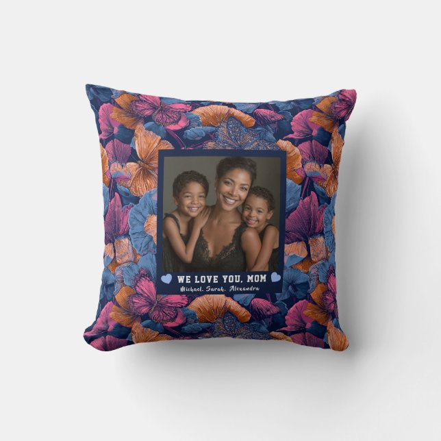 Coussin Papier Camo  Belle-Mère Mère Décoration Intérieure (Recto)