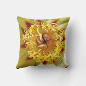 Coussin Papier d'enveloppement de fleur de pivoine chinois (Verso)