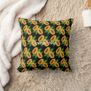Coussin Papier d'enveloppement de fruits de papaye