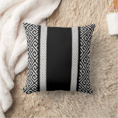 Coussin Papier noir et blanc (Couverture)