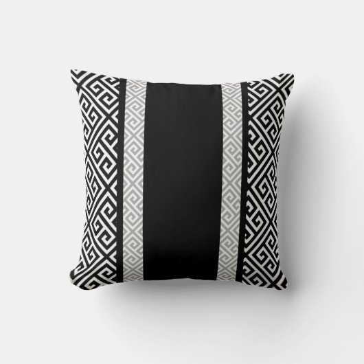 Coussin Papier noir et blanc (Recto)