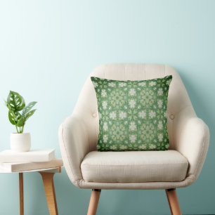 Coussin Papier peint à quatre feuilles
