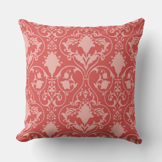 Coussin Papier peint antique de rouleau (Recto)