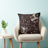 Coussin papier peint terror twin dollies (Chaise)