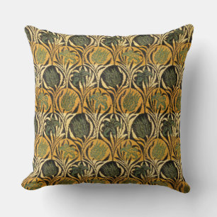 Coussin Papier Peint Vintage Tulipe Lily Or William Morris