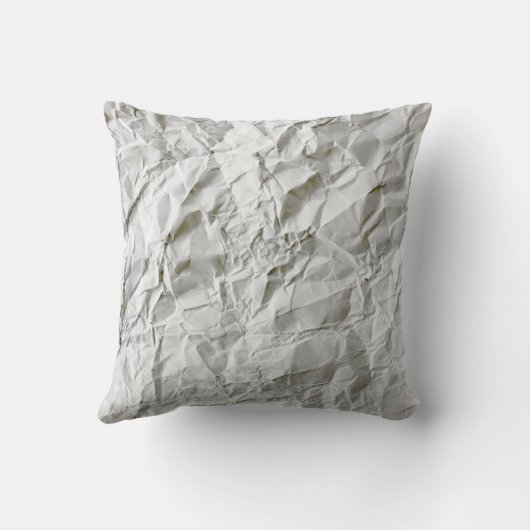 Coussin Papier ridé drôle (Verso)