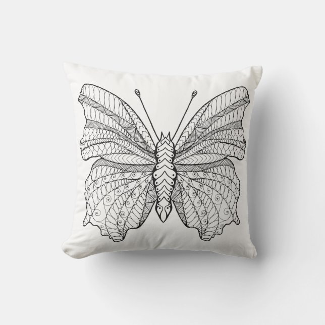 Coussin Papillon 3 de style (Recto)