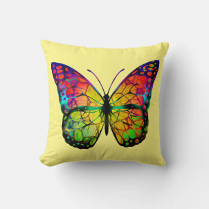 COUSSIN PAPILLON ABSTRAIT
