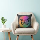 Coussin Papillon aquarelle (Chaise)