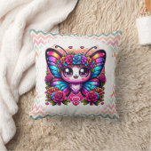 Coussin Papillon arc-en-ciel magique (Couverture)