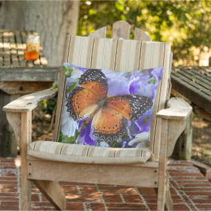Coussin Papillon aux primroses de fées