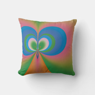 Coussin Papillon Bleu