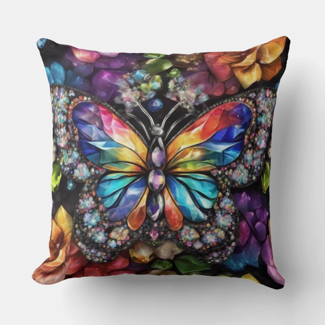 Coussin Papillon brillant (Recto)