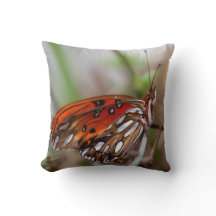 Coussin papillon - California Gulf Fritillaire