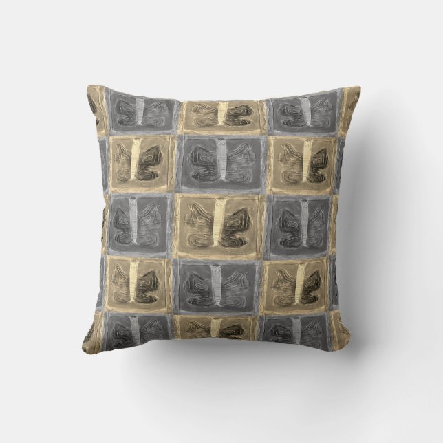 Coussin Papillon coloré | Filtres | Half Drop | (Verso)