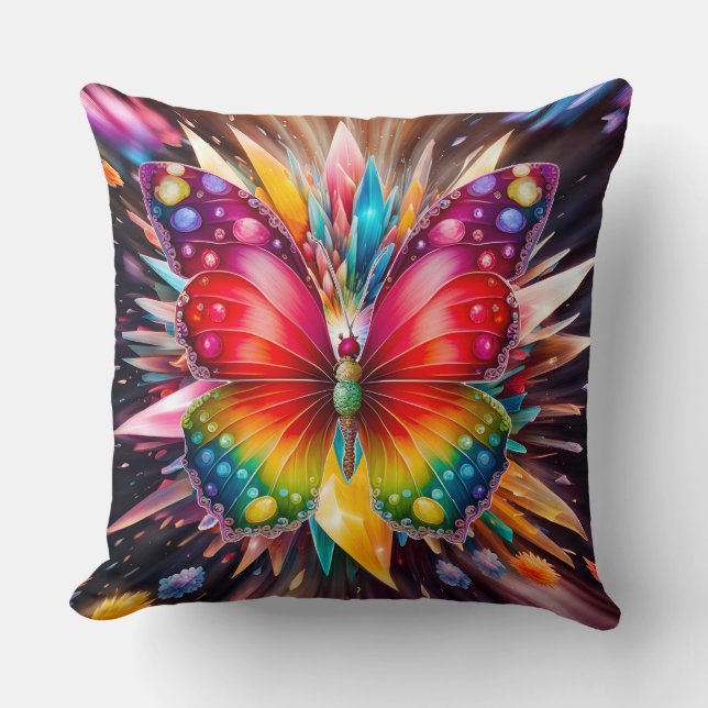Coussin Papillon cristal (Recto)