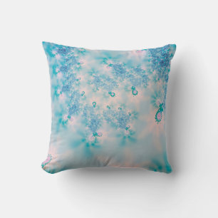 Coussin Papillon d'art de méditation bleu calme
