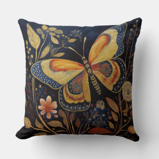 Coussin Papillon d'art populaire II