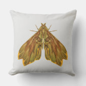 Coussin Papillon de la Forêt Dorée – Forme Naturelle Surré (Recto)