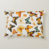 Coussin papillon - Elégante nature inspirée H (Dos)