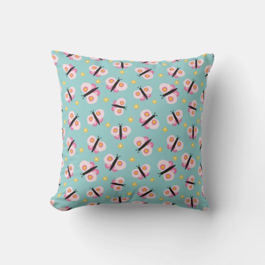 Coussin Papillon Enfants Mignon (Recto)