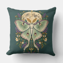 Papillon Luna Céleste Lune Teal Botanique