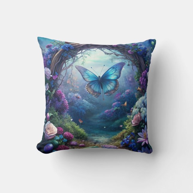 Coussin Papillon Lune (Recto)