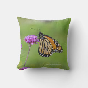 Coussin papillon Monarch