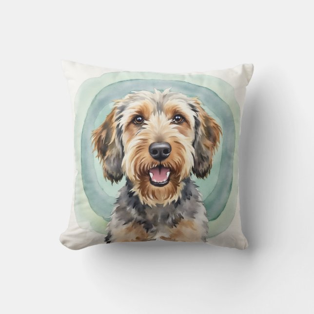 Coussin Papillon Papillon Motif Aquarelle Art (Recto)