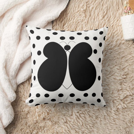 Coussin Papillon pois (Couverture)