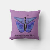 Coussin Papillon pourpre (Recto)