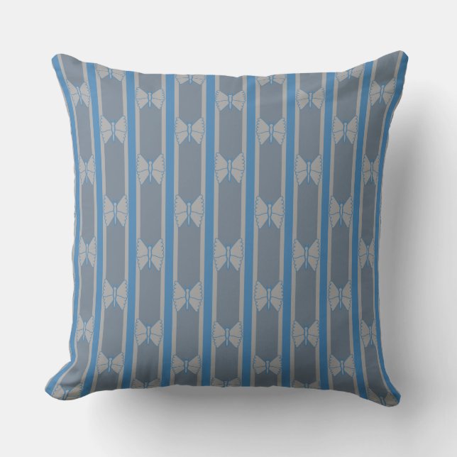 Coussin Papillon Rayé (Recto)