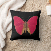 Coussin Papillon rose double face (Couverture)