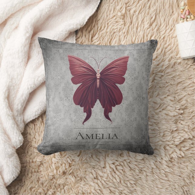 Coussin Papillon rouge à bijoux (Couverture)